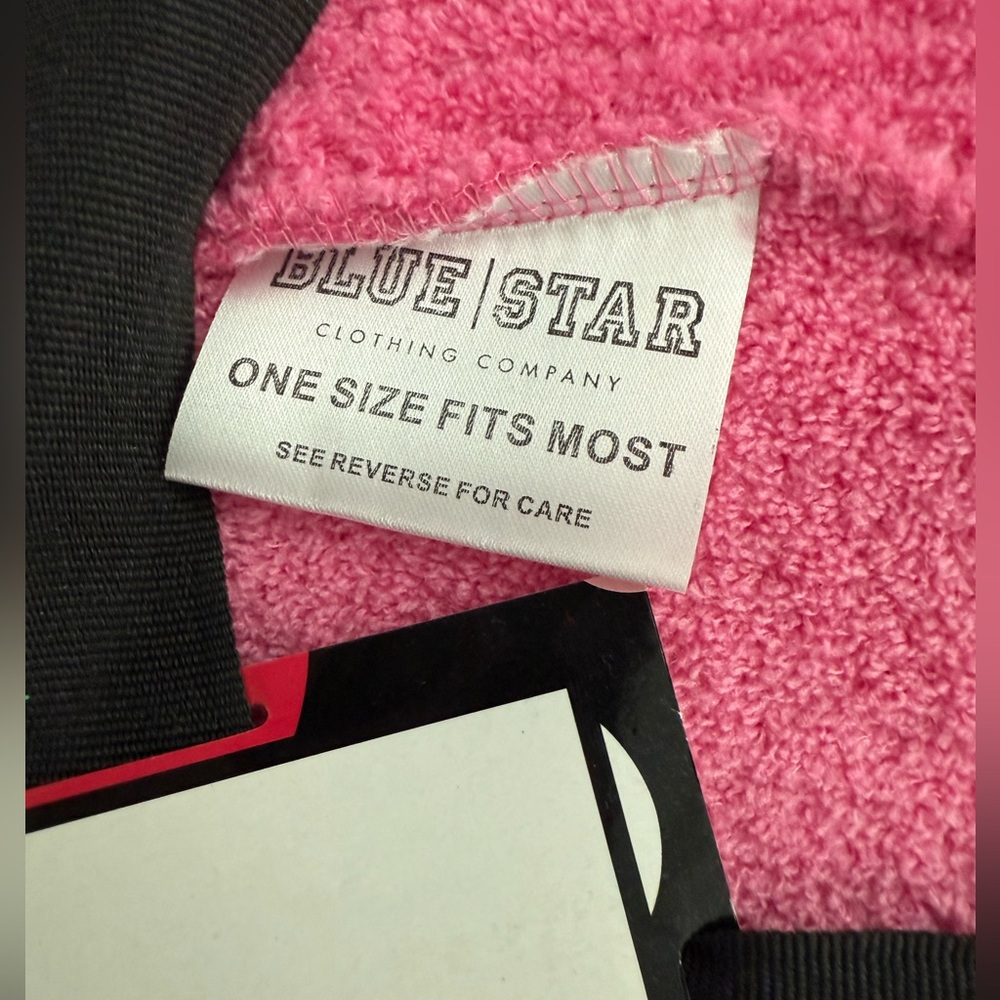 NWT Blue Star Pink Cozy Plush Bathrobe - Picture 5 of 8